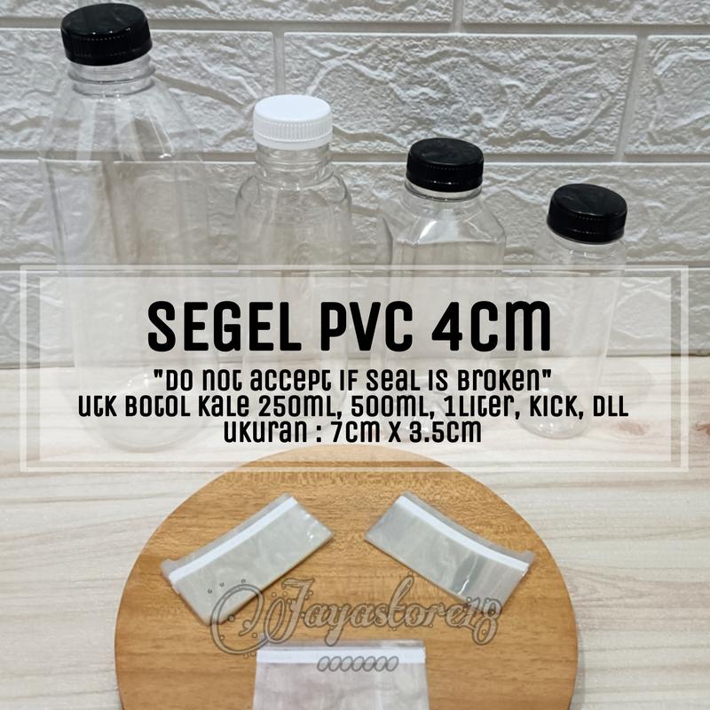 Product Introduction of 1PACK SEGEL PLASTIK PVC murah  tulisan DO NOT ACCEPT IF SEAL BROKEN BOTOL diameter 3.7cm 4cm 4.5cm murah untuk BOTOL cantik 350ML KALE 250ML 500ML 1LITER SEGEL PLASTIK PVC Jayastore18 26