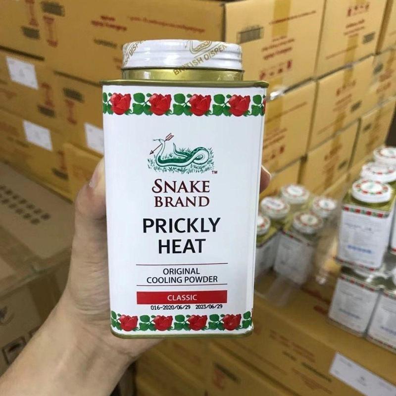 Phấn Rôm Lạnh Snake Brand Prickly Heat 140g giúp Kiềm Dầu, Khử Mùi Hôi Thái Lan 7
