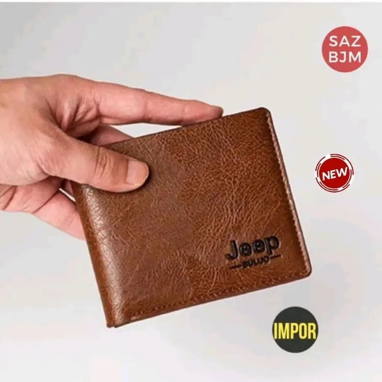 Dompet Pendek Pria Kulit PU Dompet Pendek