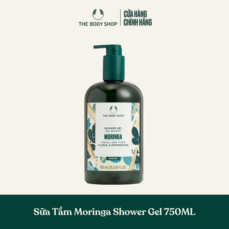 The Body Shop Sữa tắm dạng gel  Moringa Shower Gel 750ML Dưỡng Body Dưỡng Da Body