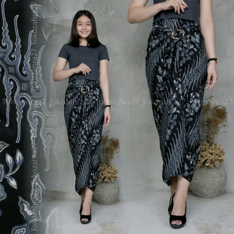 ROK LILIT BATIK /KAIN BATIK /ROK KEBAYA Bawahan Gold Ring