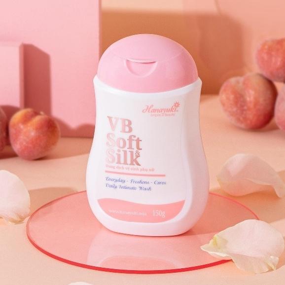 Dung dịch vệ sinh phụ nữ Hanayuki Hana Soft Silk 150g 6