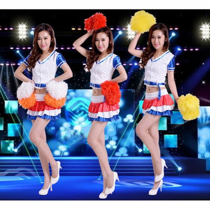 Product Introduction of 1pair Double hole handle Dress Costume Competition Flower Cheerleading Cheering Ball Cheerleader pompoms Club Sport Supplies Dance Party Decorator 12