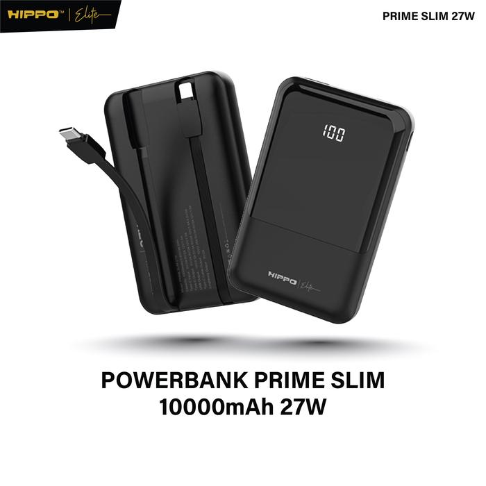 Gambar Hippo Elite PowerBank Prime Slim PD 27W 10000mAh Super Slim 1.3cm Super Fast Charging untuk iP Samsun9 Xiaom1 OPP0 Android Power Bank Garansi Resmi LED dari Hippo Indonesia Kota Administrasi Jakarta Pusat Tokopedia