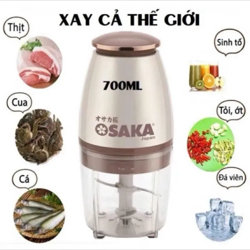 [ LOẠI I ] Máy xay sinh tố OSAKA , xay thịt cá, xay đá, xay hoa quả, xay đa năng - LỖI LÀ ĐỔI 0