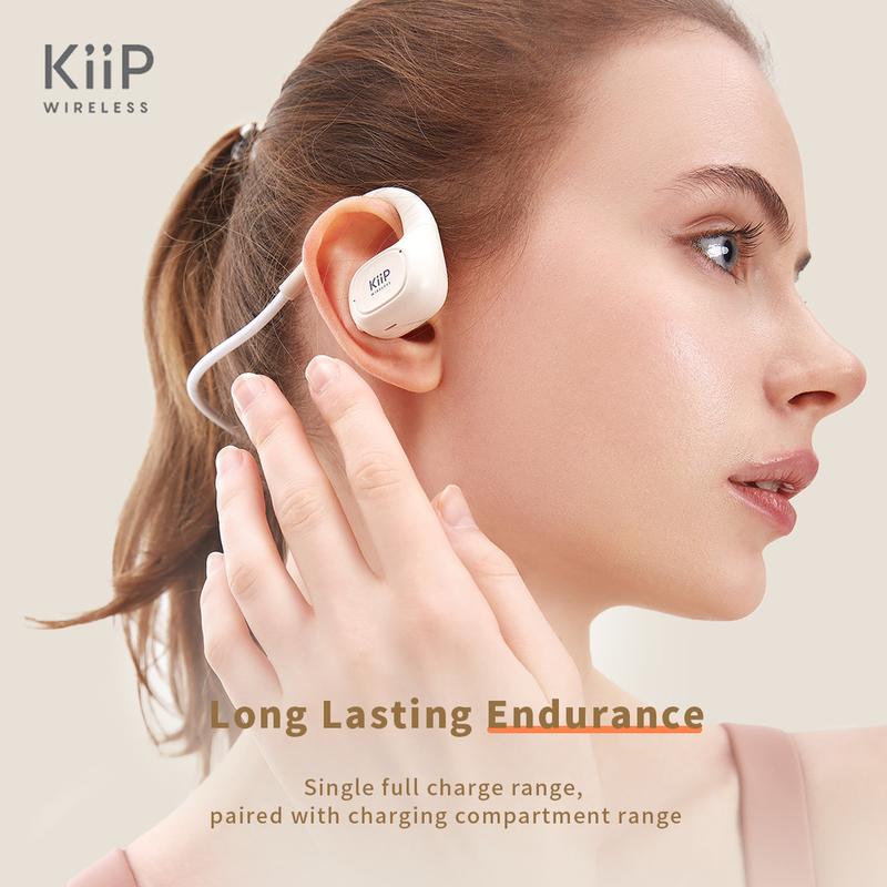 Product Introduction of KiiP Wireless DTH3 Pro TWS Bluetooth Headset Earhook Headphone Earphone Over Ear OWS Open Ear Wireless   Handsfree Earphone 5