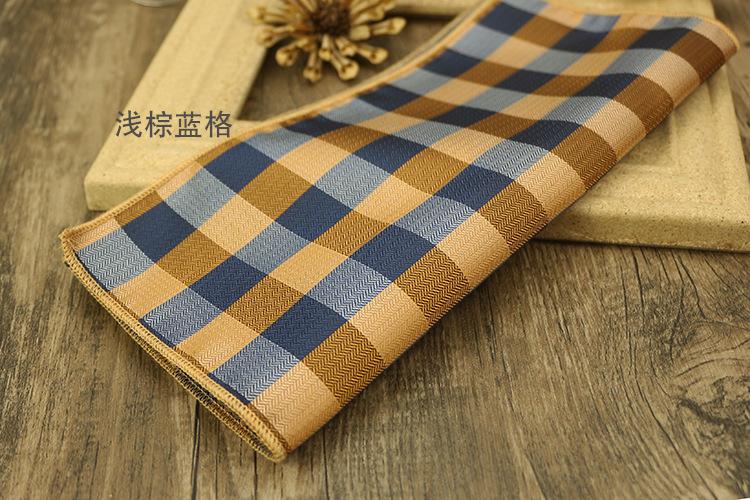 Product Introduction of 23cm Classic Retro Light Gold Champagne Coffee Pocket Square Cashew Pattern Jacquard Handkerchief Accessories for Men Business Gift Suit Banquet Wedding 31