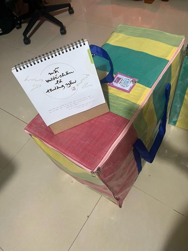 Product Introduction of Túi bạt may từ vải bạt Gia Lợi (sọc thanh long) 11