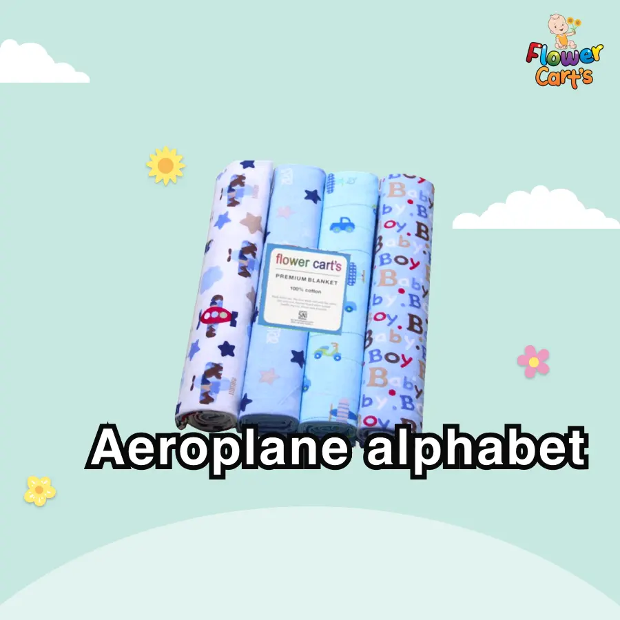 Aeroplane alphabet (4pcs)