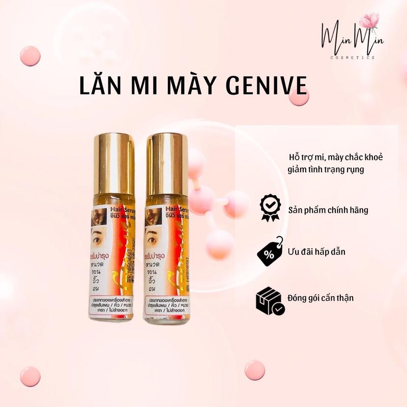 [Mua 1 tặng 1]: 2 chai lăn hỗ trợ mọc dài mi, mày, tóc thái 10ml Mỹ Phẩm 0