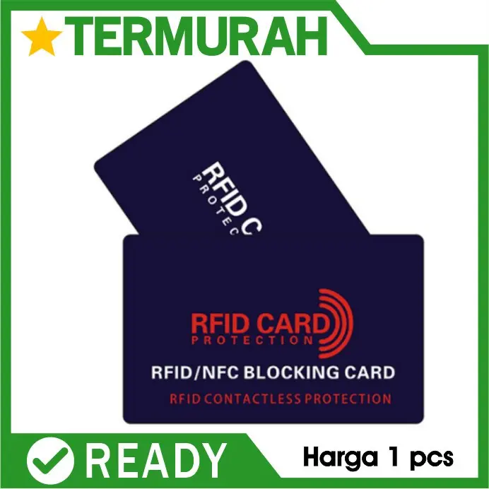 Anti Theft Skimming Kartu Block RFID Card