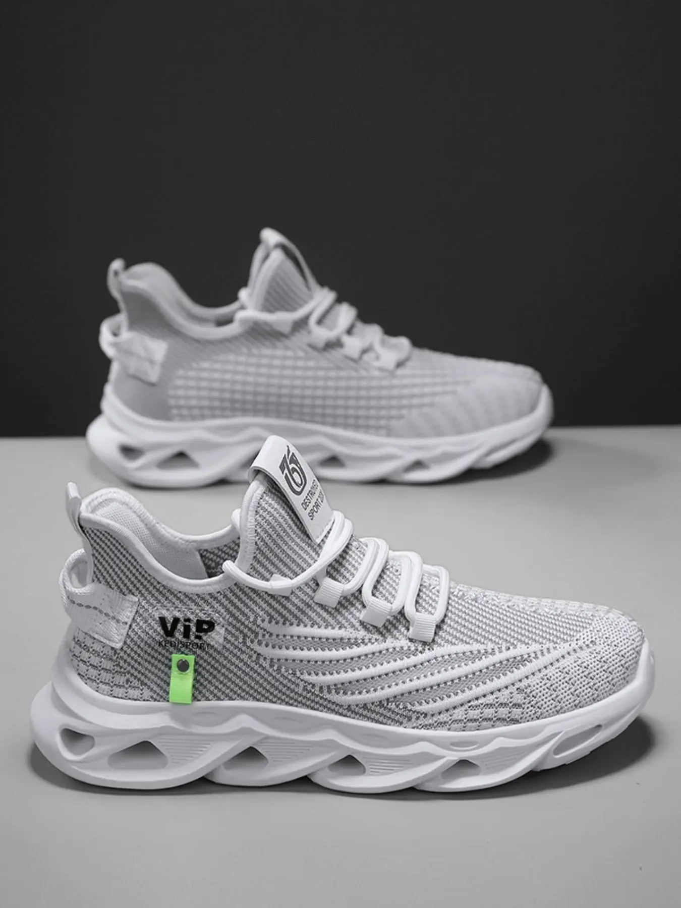 Men's Sporty Breathable Mesh Sneakers, Casual Comfortable Running Shoes, Trendy All-match Sneakers for Daily Wear