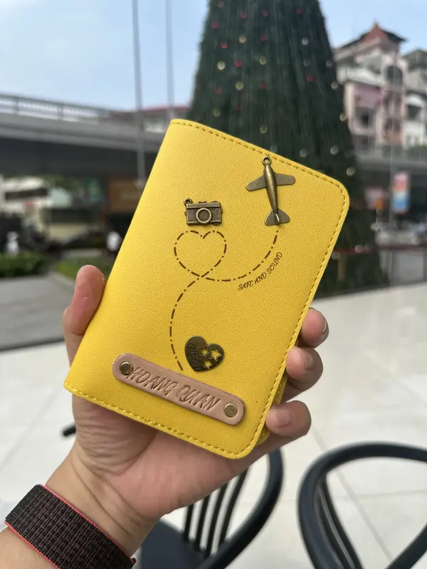 Ví Hộ Chiếu In Khắc Laser Tên , ví hộ chiếu, khắc tên, passportcover, ví đựng hộ chiếu 5