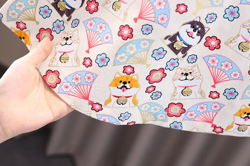 Product Introduction of Trang Phục Han Phong Cách Trung Quốc Mùa Hè Cho Bé Gái Sườn Xám, Ngắn Tay, Váy Cải Tiến Cho Bé Mỏng, Bộ Sưu Tập Mới Mùa Hè 2024 váy  baby tee vaybe đầm  xinh 11