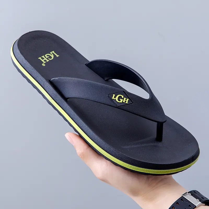 Sendal Jepit Pria Santai LGH Fashion Korea Kece Karet Ringan Keren Kekinian  mix red sandal & sandal jepit Empuk Lentur