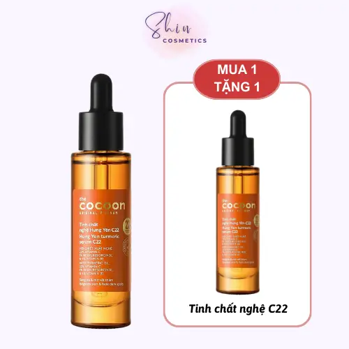 [Mua 1 Tặng 1 - Chọn Đúng Phân Loại] Tinh Chất Nghệ Hưng Yên Cocoon C22% 5ML/30ML