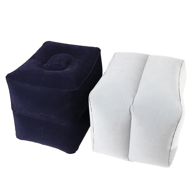 Gối Tựa Chân PVC Cho Trẻ Em, Gối Nghỉ Ngơi Trên Máy Bay, Mèo, Xe Buýt, Du Lịch Bơm Hơi, Đệm Chân