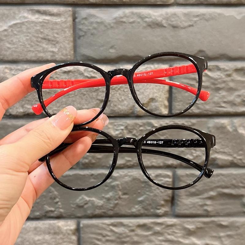 Product Introduction of Anti-Rad&Anti-blue Eyeglasses for Kids To Protect The Eye Glass Against Blue Light Eyeglasses Replaceable Lens Round Shape for Boys Girls Baby 6