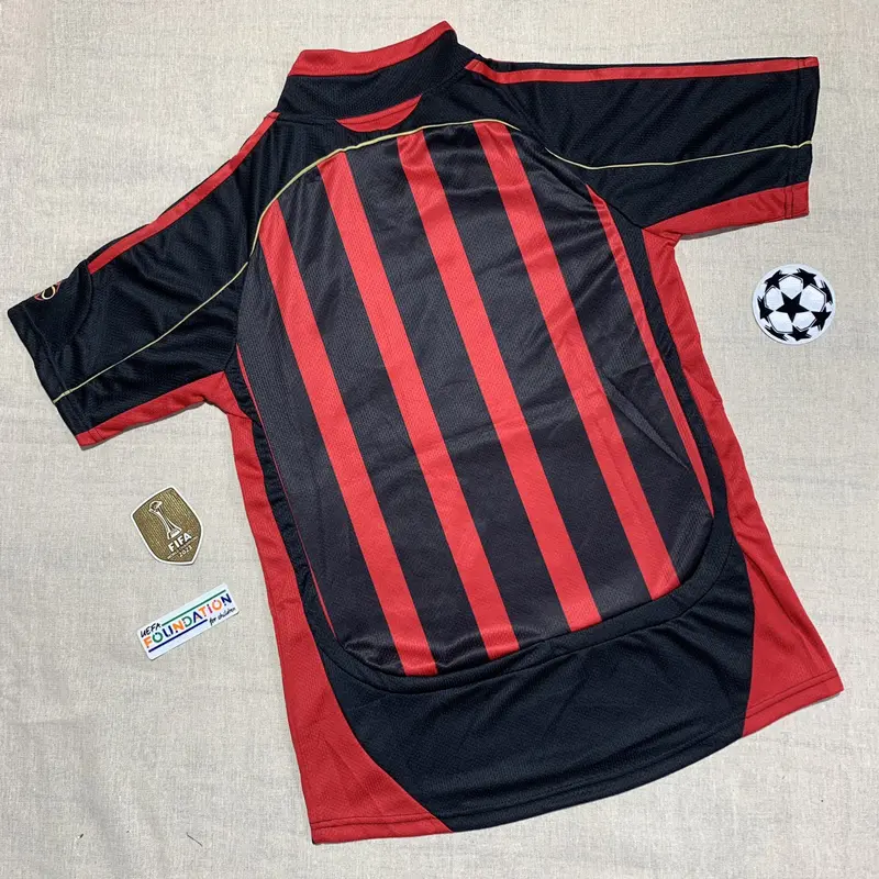 Bộ Quần Áo Bóng Đá CLB AC MILAN 23/24 , Áo Đá Banh - VẢI Thái Cao Cấp, Thoáng Mát,Thấm Hút Mồ Hôi Top Sport aoretro 3