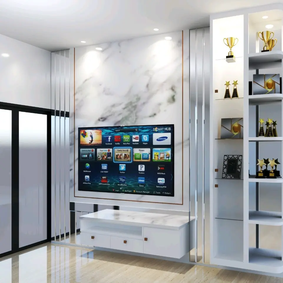 Backdrop TV Minimalis Custom - Shop | Tokopedia