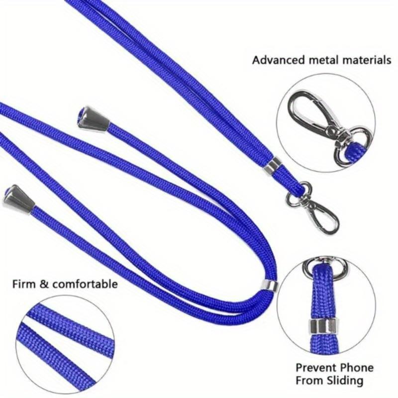Anti Lost Phone Lanyard, 1 Count Universal Adjustable Detachable Phone Safety Tether, Keychain Chain Rope, Phone Strap for Women & Men 3