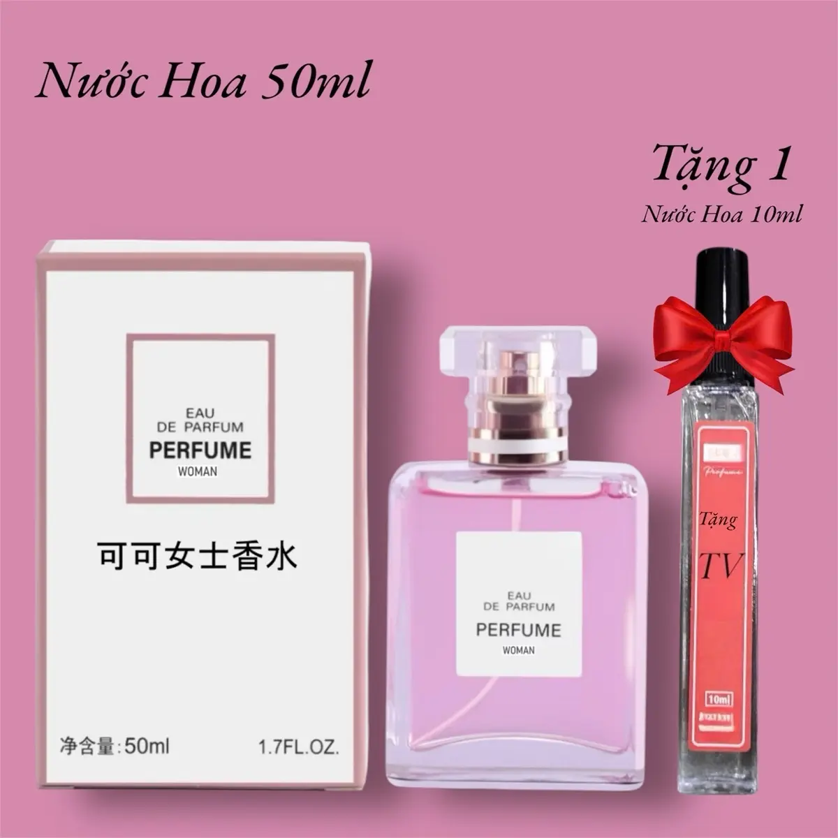 Nước Hoa Nữ Cao Cấp CO OC PERÈUME - 50ml + Tặng 1 nước hoa 10ml Perfume