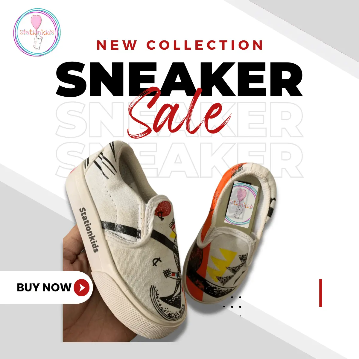 STKIDS Sepatu Anak Laki-laki Slip On MoMa VNS