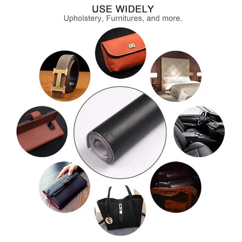 Multifunctional Faux Leather Repair Tape, 1 Count Self-adhesive Waterproof Leather Repair Patch, Multipurpose Repair Patch for Couch, Sofa and More, Textiles & Fabrics Supplies 6
