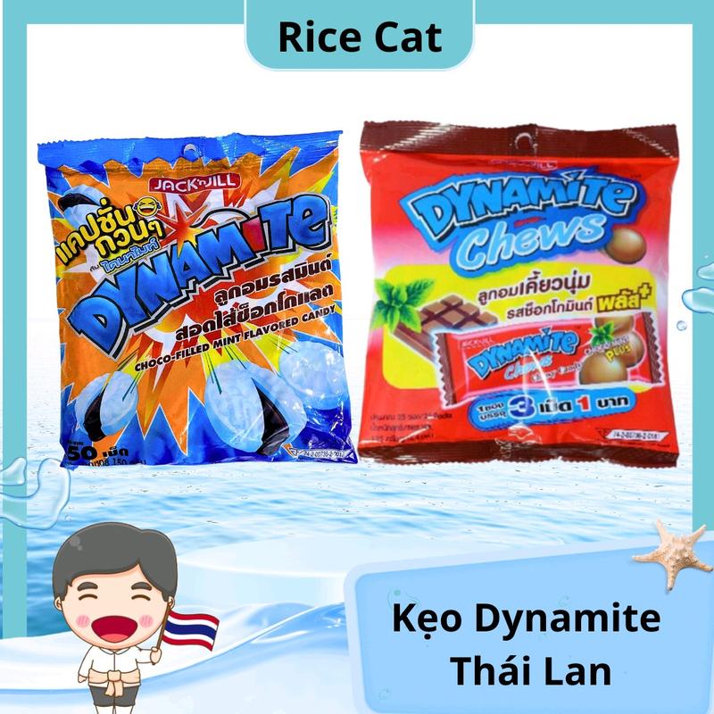 Kẹo Dynamite Thái Lan Bạc Hà Socola hạn xa