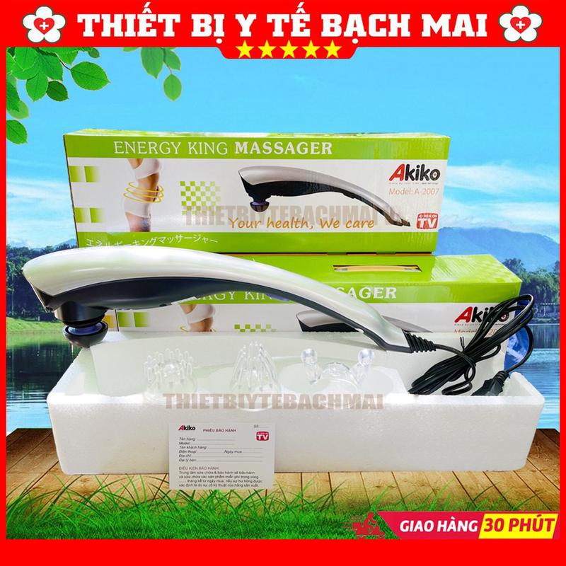 Máy Massage Cầm Tay 3 Đầu AKIKO A-2007 Nhật Bản