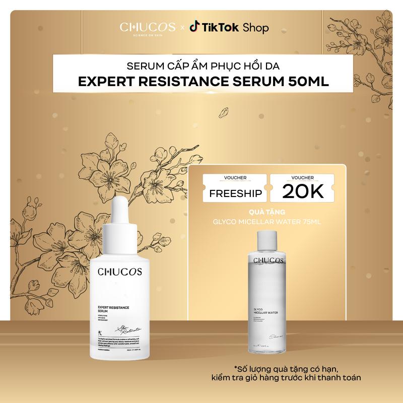 Tinh Chất Phục Hồi Da Chucos Expert Serum 50ml tất cả các loại da Tặng Combo Vcare