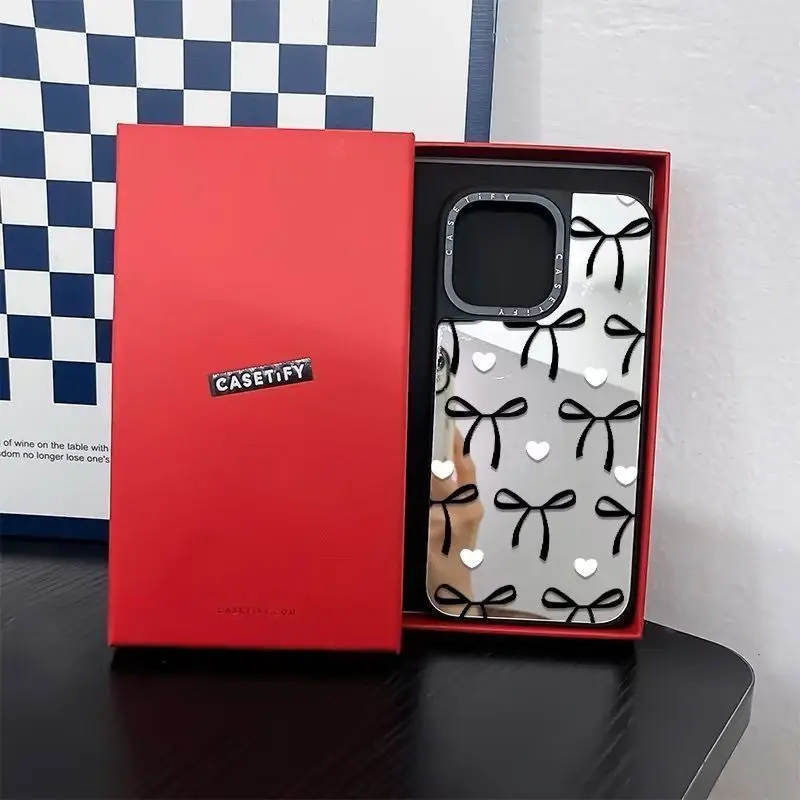 CASETIF protective case bow love iPhone 17 promax 16 15 14 13 12