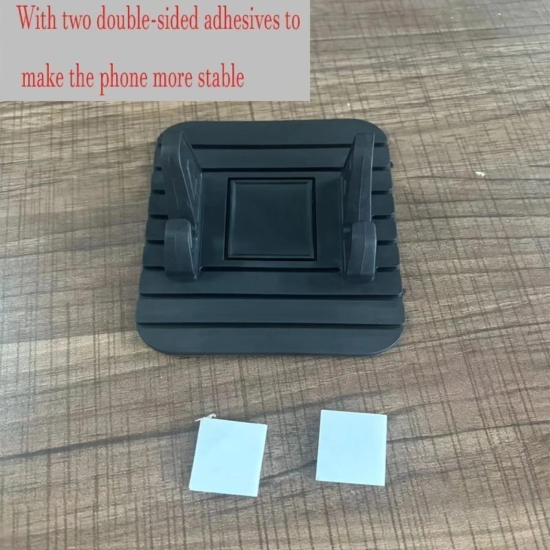 Silicone Car Dashboard Phone Holder, 1 Count Anti-slip Car Phone Holder, Universal Car Interior Accessories for iPhone & Samsung 5