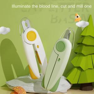 กรรไกรตัดเล็บสัตว์เลี้ยง, สำหรับสุนัขและแมว, พร้อมไฟ LED, การออกแบบเส้นเลือดยังไม่ทำร้ายสัตว์เลี้ยง, ขายส่ง, อุปกรณ์สำหรับสัตว์เลี้ยง เครื่อง  ทํา  ความ  สะอาด  เท้า  หมา