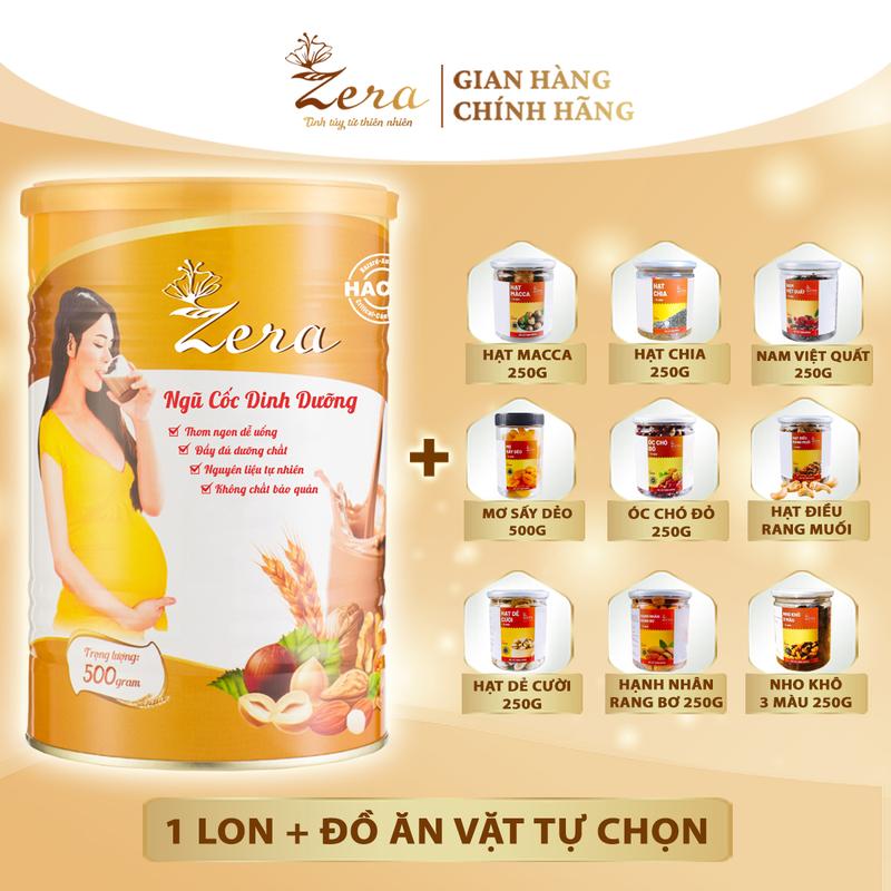 Combo Ngũ Cốc Dinh Dưỡng Zera Dành Cho Mẹ Bầu - Ăn vặt tự chọn