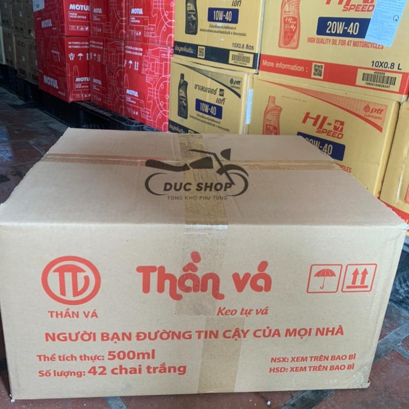 Keo tự vá lốp xe điện xe máy không gây rỉ sét tặng gói bột cao su kèm vòi - Thần Vá chính hiệu 5