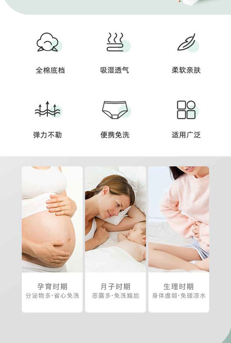 Product Introduction of Women's disposable cotton underwear sterilization simple travel 2