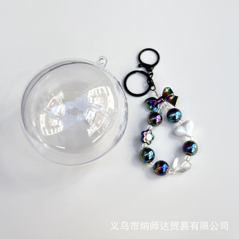 The Powerpuff Girls Vinyl Storage Ball Poke Ball Acrylic Ball 10cm Keychain Pendant Transparent Diaper Bag Doll Clothes 9