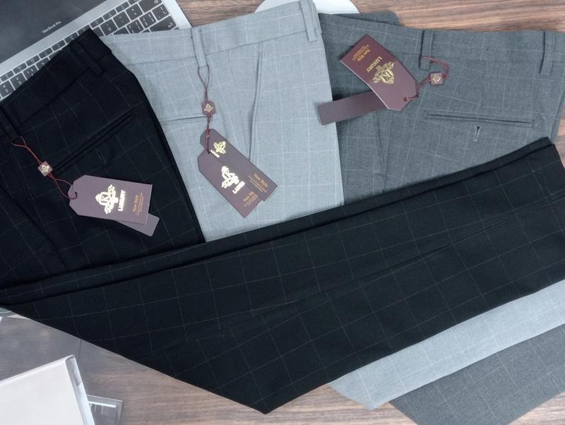 Quần âu tây nam kẻ caro cao cấp, thiết kế Hàn Quốc tôn dáng, lịch sự, trẻ trung