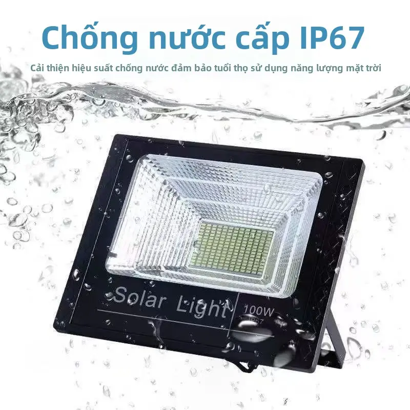 Đèn Năng Lượng Mặt Trời 1500W - Vỏ Nhựa ABS - IP Chống Nước Tuyệt Đối ,sử dụng hoàn toàn NLMT solar  light  chính  hãng đèn  năng  lượng  20000w đèn  năng  lượng  1500w  chính  hãng đèn  năng  lượng  5000w  chính  hãng den  nang  luong  3000w  cay tiếng