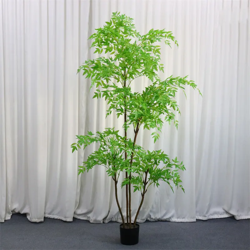 Cây Nandina Thông Dụng Mô Phỏng, Cây Xanh, Cây Trồng Chậu Cao Cấp Lớn, Cây Bionic, Thích Hợp Cho Quán Cà Phê, Studio, Khách Sạn, Phòng Ngủ, Cảnh Quan Trang Trí Văn Phòng, 1 Cái 7