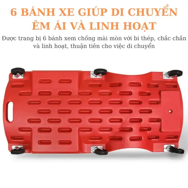 Xe Trượt Chui Gầm Sửa Chữa Ô Tô, Nhựa Cứng Chịu Tải Tối Đa 200kg 1