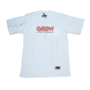 Tees Putih Donuts / Kaos Putih Kumis Tampan