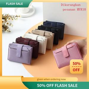 Dompet Boleh Dilipat dan Wanita, Kualiti Jurulatih, Dalam Stok, Beg Tangan Wanita, Beg Selempang Biru Wanita, Dompet Wanita, Dompet Kecil, Dompet Ringkas Murah, Dompet Gesper Wanita, Gaya Korea honey  lemon  purse bamboo  purse  doorgift beg  duit  wanita