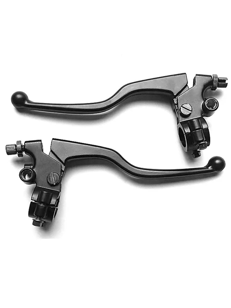 Motorcycle Handlebar Grips  Left & Right Brake and Clutch Control Levers for Off-Road Bikes Enhanced Riding Comfort