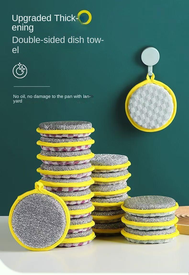 Product Introduction of Miếng Bọt Biển Rửa Chén, Dày, Không Dầu, Dụng Cụ Chà Nồi, Vải Rửa Chén, Miếng Cọ Rửa, Dụng Cụ Tẩy Vết Bẩn Và Làm Sạch Nồi, Tẩy Ma Thuật 0