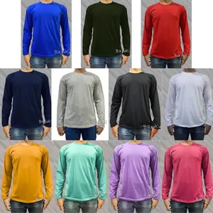 Kaos polos dewasa tangan PANJANG / baju tangan PANJANG/ atasan polos  tangan PANJANG dewasa