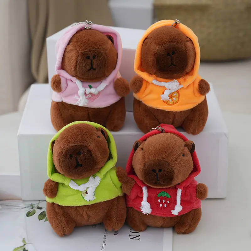 Đồ Chơi Nhồi Bông Mặt Dây Chuyền Capybara, Thiết Kế Hoạt Hình Dễ Thương, Đồ Trang Trí Treo Túi Búp Bê, Móc Chìa Khóa Kapila Dễ Thương, Mặt Dây Chuyền Xe Hơi Búp Bê, Đồ Trang Trí Búp Bê Để Bàn