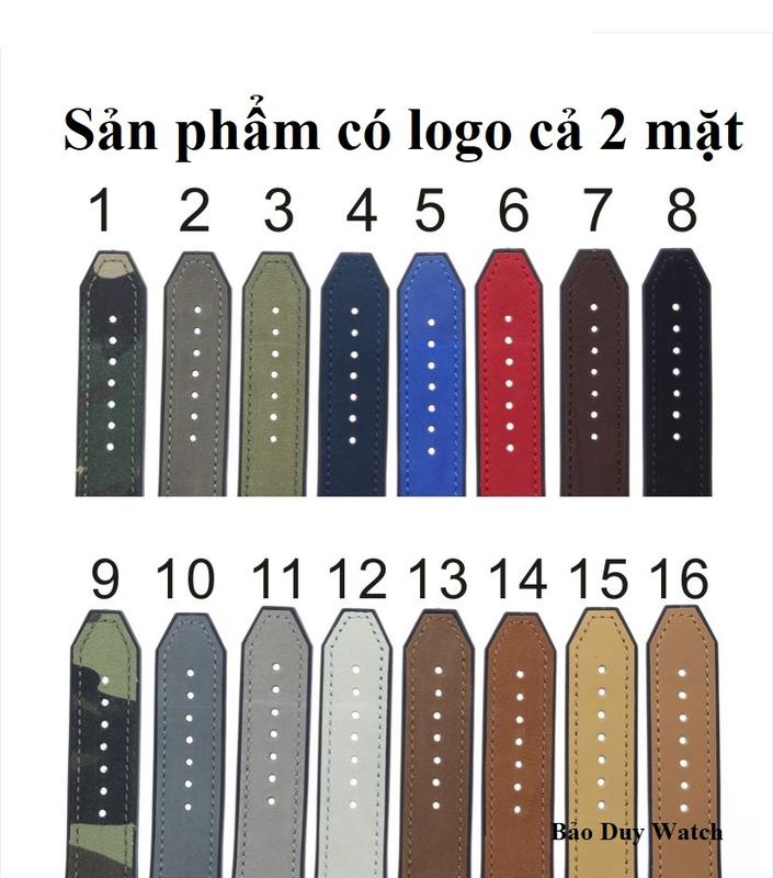 Dây da lộn đồng hồ Hub size 42mm nam, 38mm nam, 34mm nữ (tặng kèm tuavit thay dây)