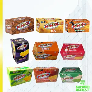 Momogi Snack Jagung Bakar cokelat All Variant 1 box isi 10